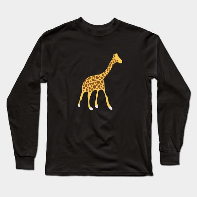 Cute Giraffe Long Sleeve T-Shirt by MiljanaVuckovic